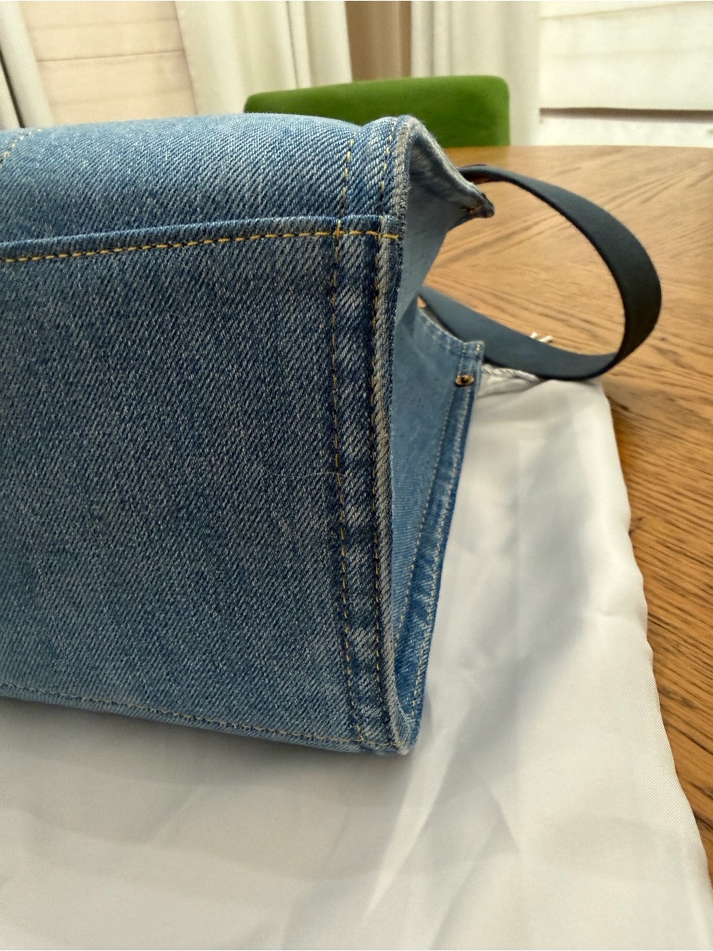 COACH Denim Cargo Tote & Dust Bag NWOT - Picture 10 of 15